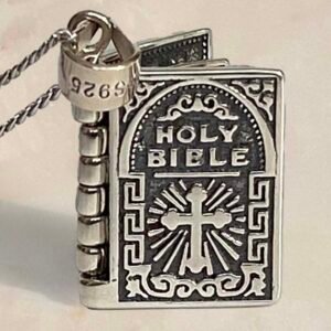 Antique Silver Prayer Necklace