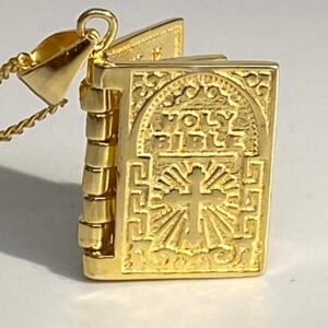 24 kt Gold Plated Prayer Necklace