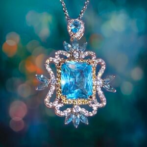 Fancy Blue Necklace