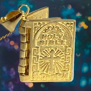 24 kt Gold Prayer Necklace